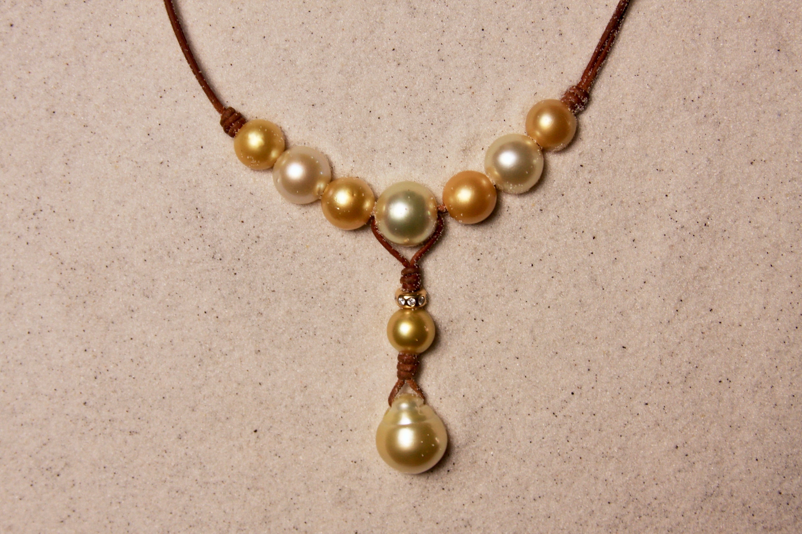 Gold South Sea Water Color