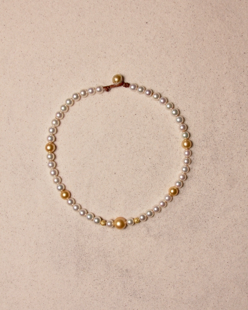 White & Gold South Sea All Around