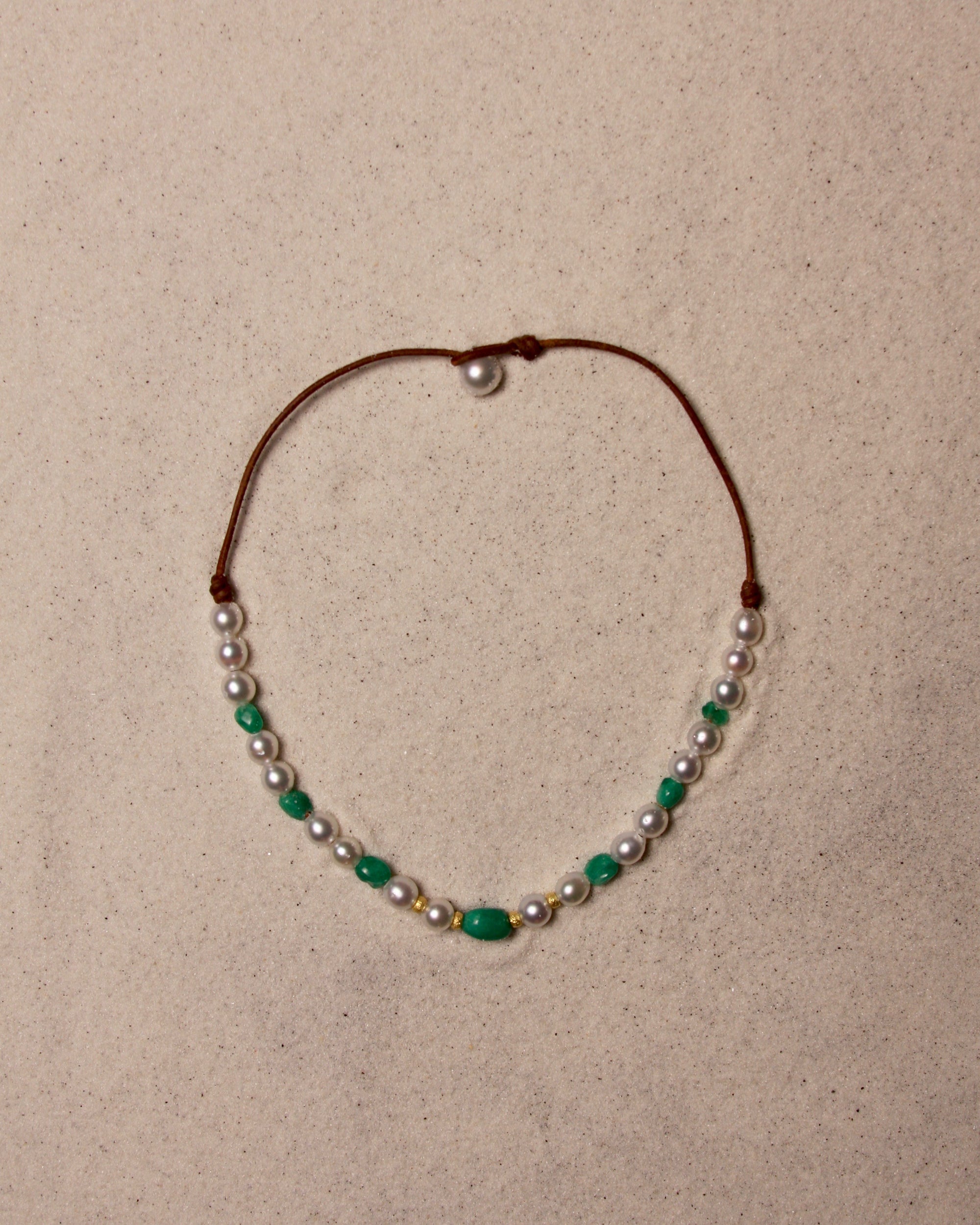 Emerald & Gold Chocker