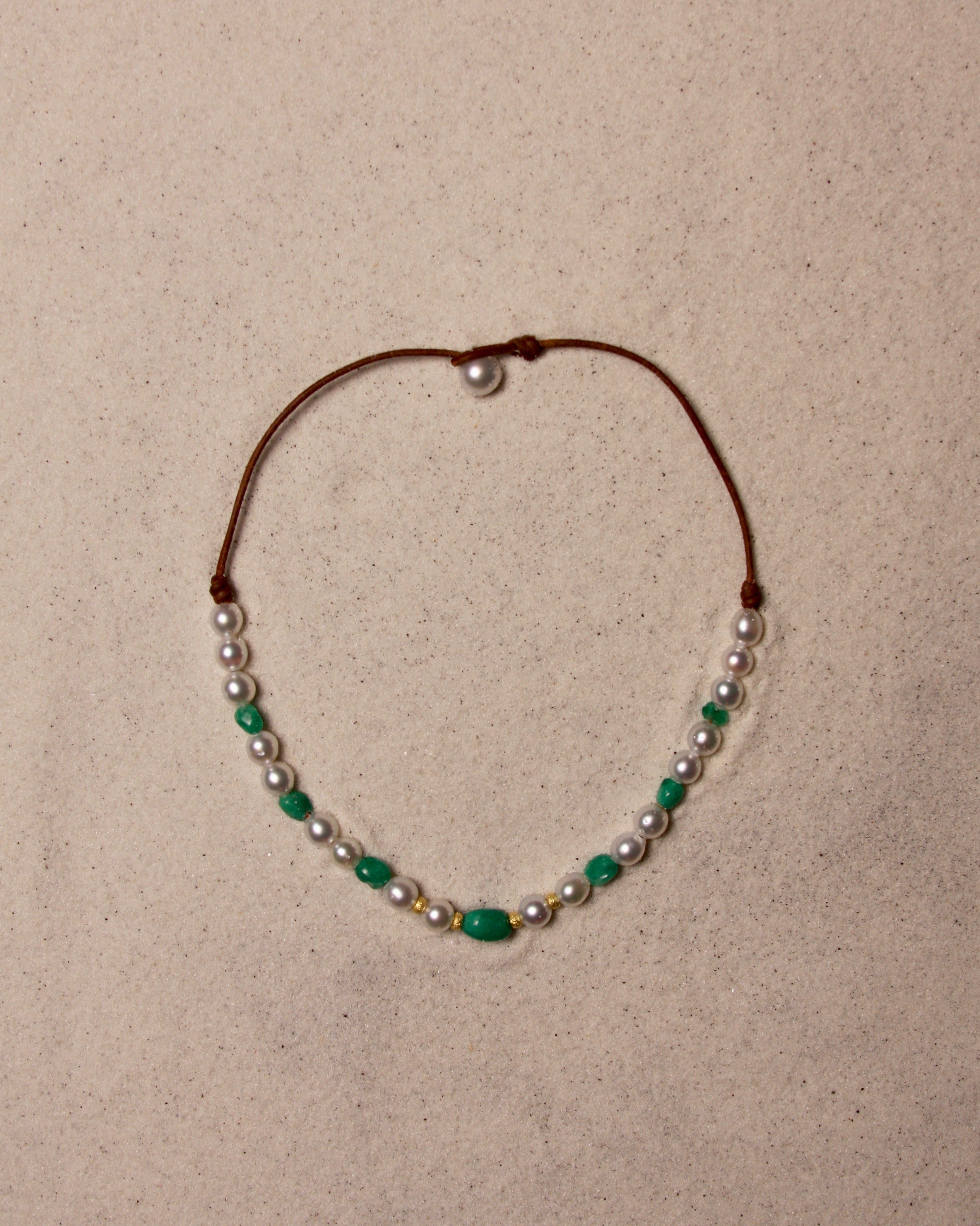 Emerald & Gold Chocker