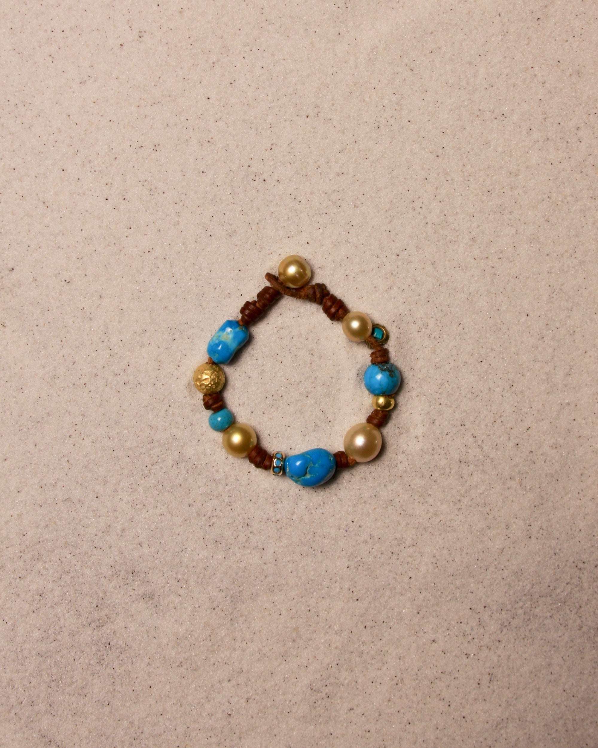 Turquoise & Gold South Sea Gypsy