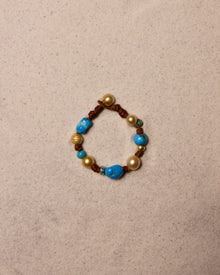 Turquoise & Gold South Sea Gypsy