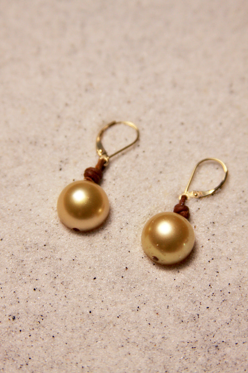 South Sea Gold Round Drop