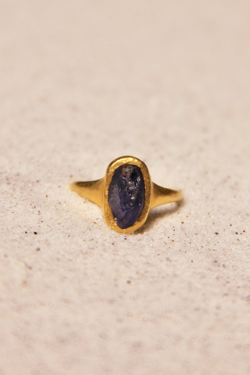 Gold Sapphire Ring