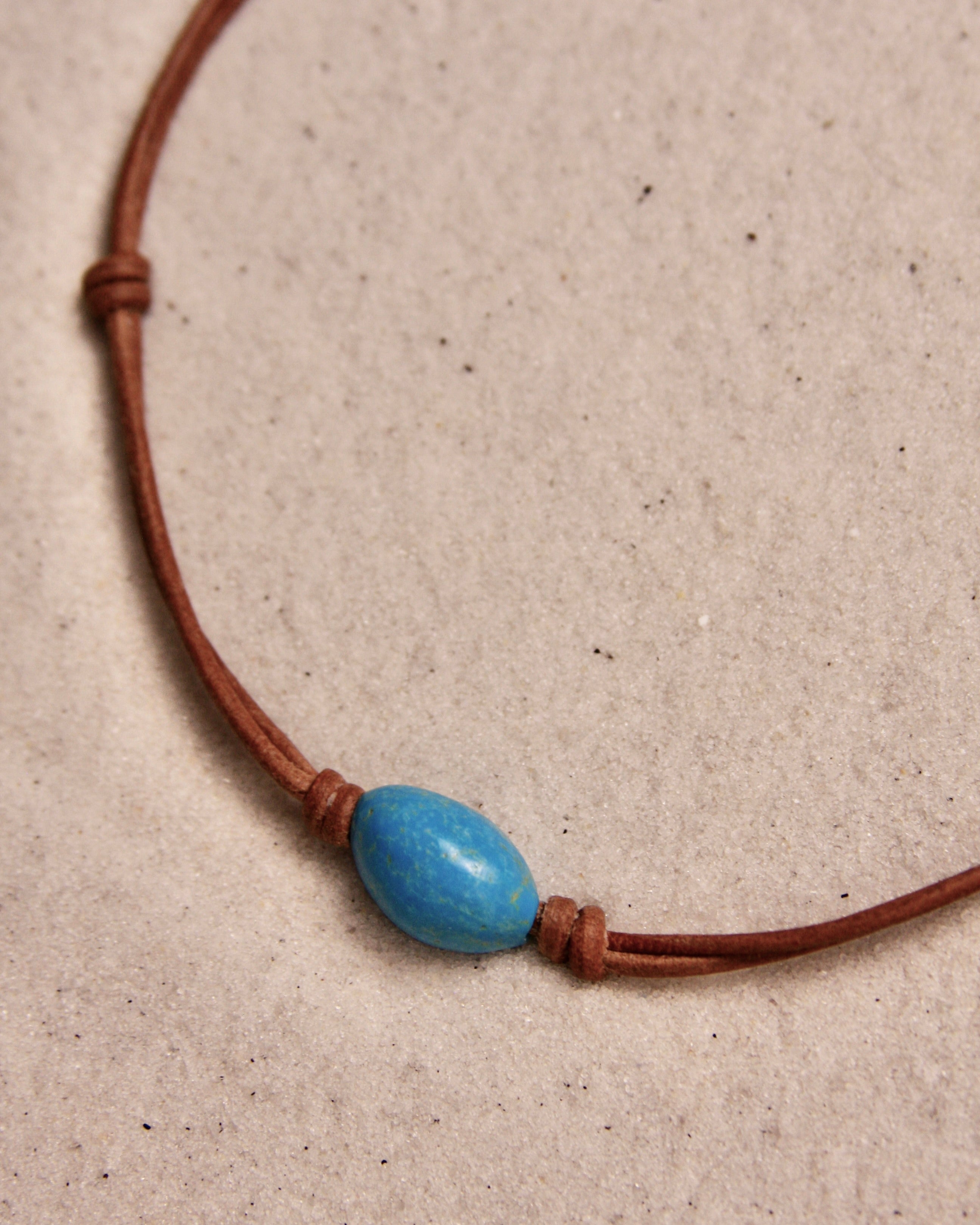Turquoise Zak with Knots