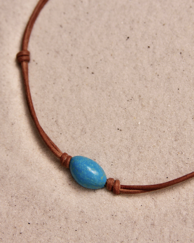 Turquoise Zak with Knots